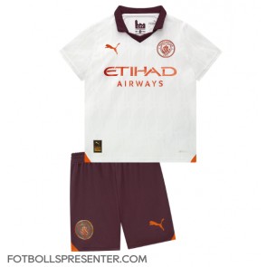 Manchester City Bortatröja Barn 2023-24 Kortärmad (+ korta byxor)